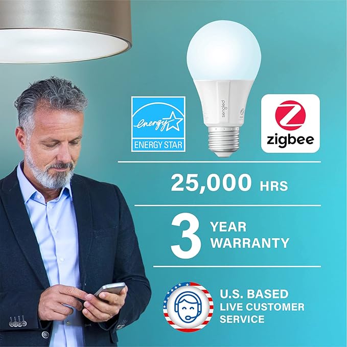 Sengled Zigbee Smart Light Bulbs, Smart Hub Required, Works - Image 2