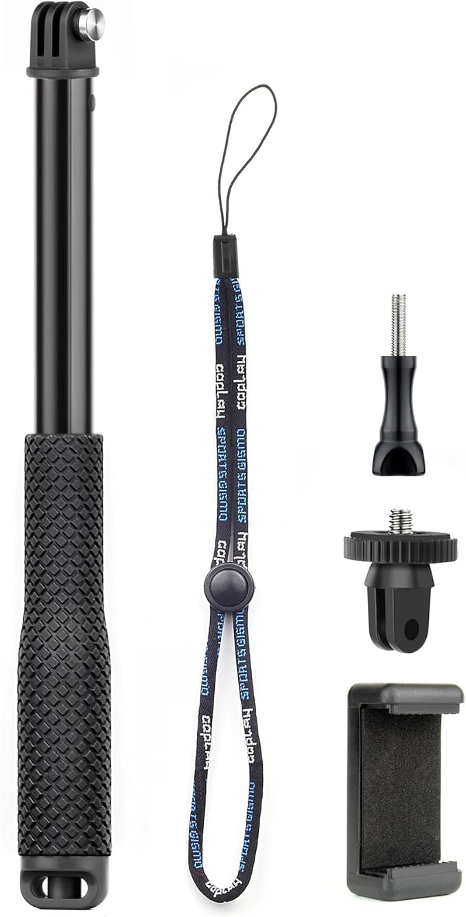 GEPULY Waterproof Selfie Stick for GoPro/DJI/Insta360/AKASO Action Cameras | by GEPULY