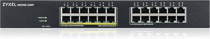 Zyxel 24 Port PoE Switch | Smart Managed | Gigabit Network Ethernet Switch | - Image 2