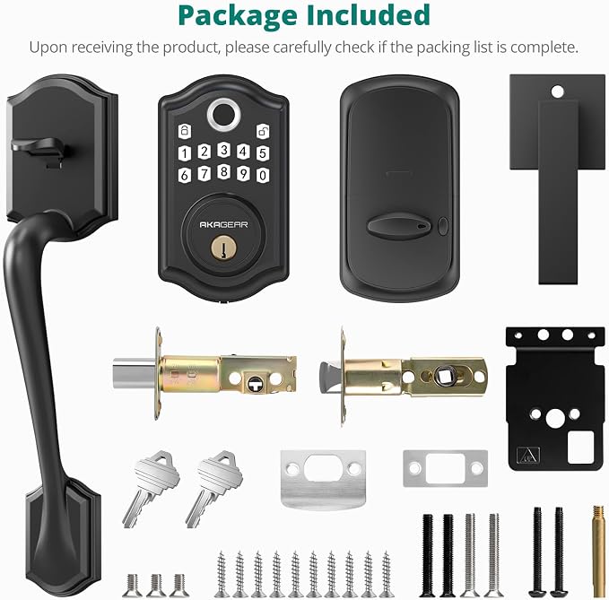 AkaGear DS10 Keyless Entry Door Lock - Image 7