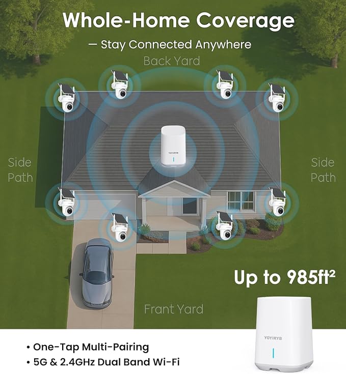 4K Security Cameras Wireless Outdoor, No Subscription, Works in -14°F Cold - Image 3