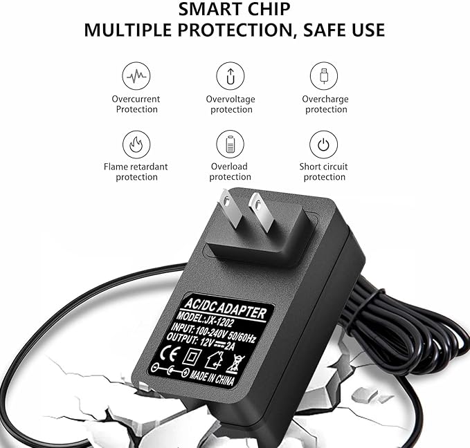 Replacement 12V AC DC Power Cord Charger - Image 4