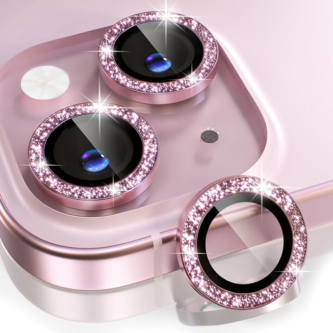 Choiche Compatible for iPhone 15 /iPhone 15 Plus Camera Lens Protector Bling by Choiche