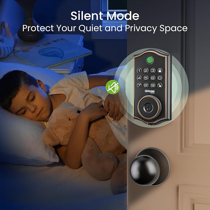GHome Smart deadbolt Lock, Keyless Entry Door Lock - Image 9