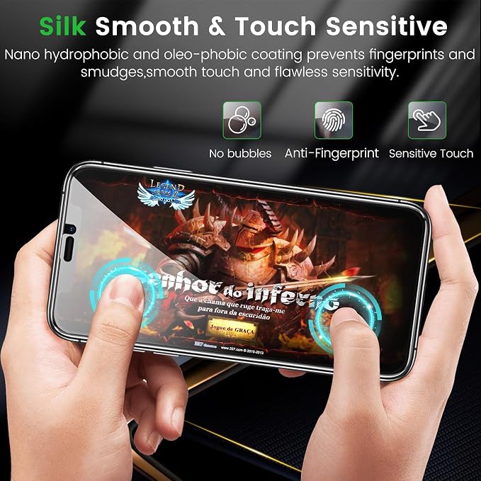 Romkasi 3 Pack Privacy Screen Protector - Image 8