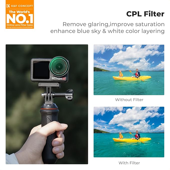 K&F CONCEPT Push-in CPL ND Filter - Image 2