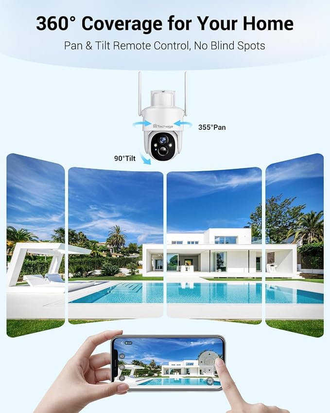 Solar Security Cameras Wireless Outdoor, 2K WiFi Cameras - Image 5