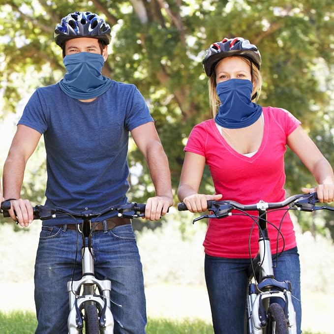Geyoga 6 Pieces Summer UV Protection Cooling Neck Gaiter Face Clothing Neck - Image 6