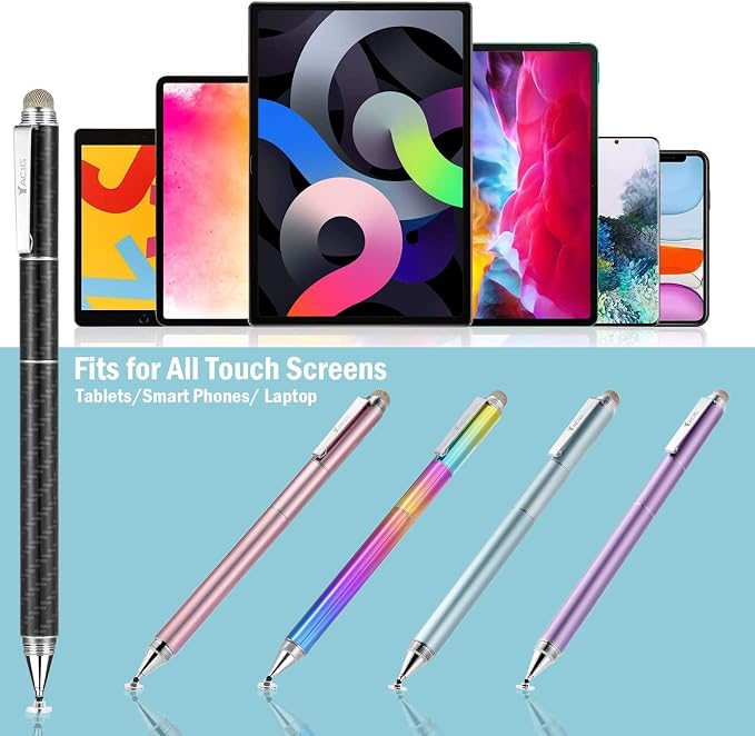 Capacitive Stylus Pen, 4-in-1 High Sensitivity and Precision Touch Screen - Image 7