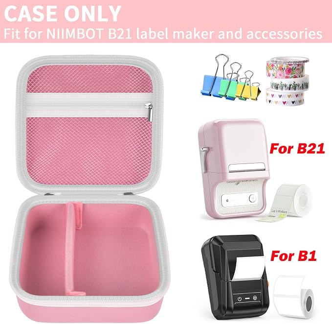 ALKOO Case Compatible with NIIMBOT B21 / Pro / B1 Label Maker Wireless Thermal - Image 2