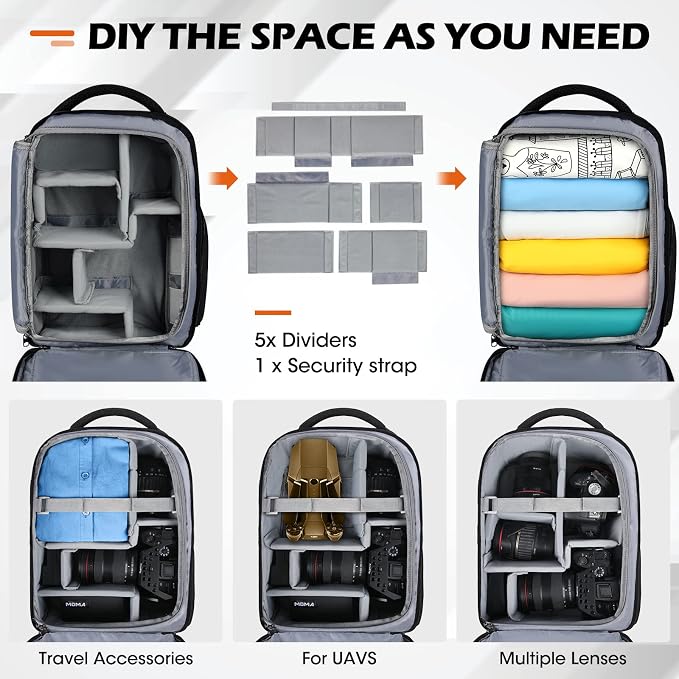 SDYSM Camera Bag Backpack Professional - Image 5