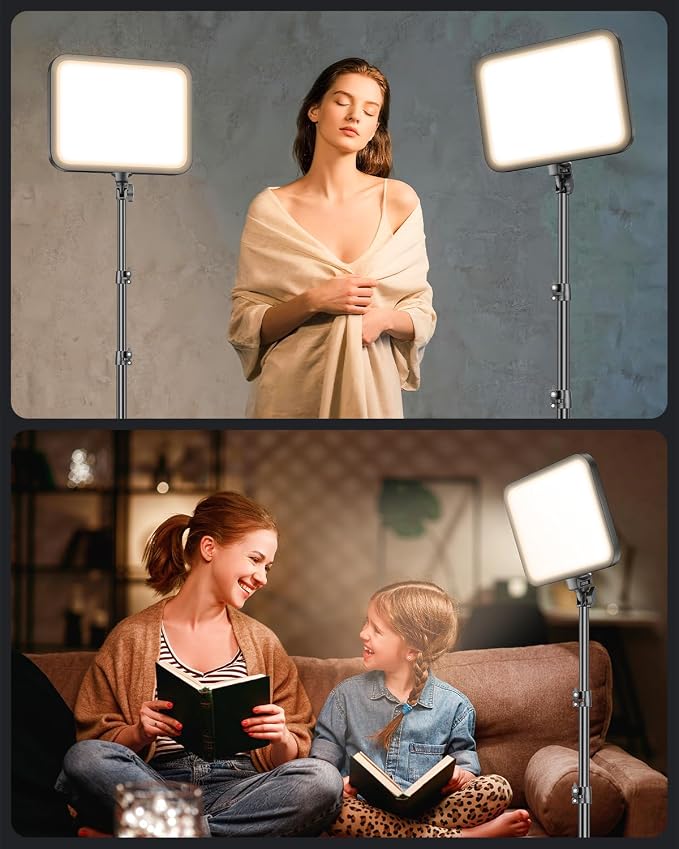 Torjim 11 Inch Video Light Kit for Creators-24W High Brightness Studio Lights - Image 8