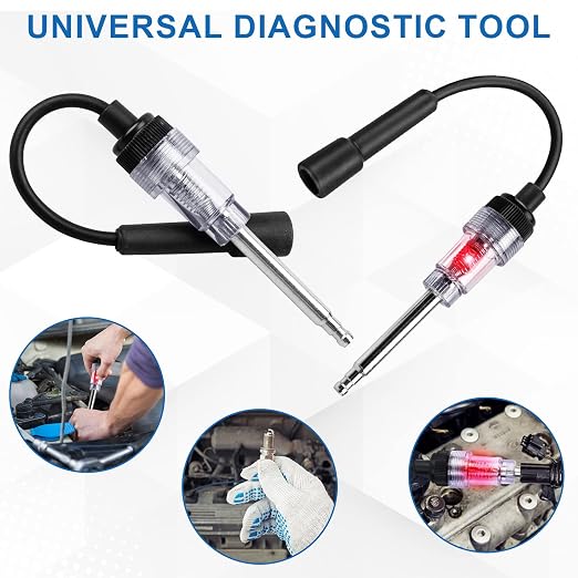 2PCS Inline Spark Plug Testers, Small Armature Diagnostic Detector Tool - Image 7