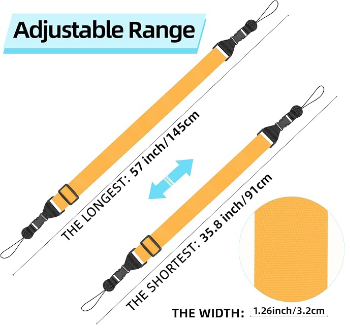 Adjustable Shoulder Strap:Comfortable iPad Strap Nylon Neck Lanyard - Image 2