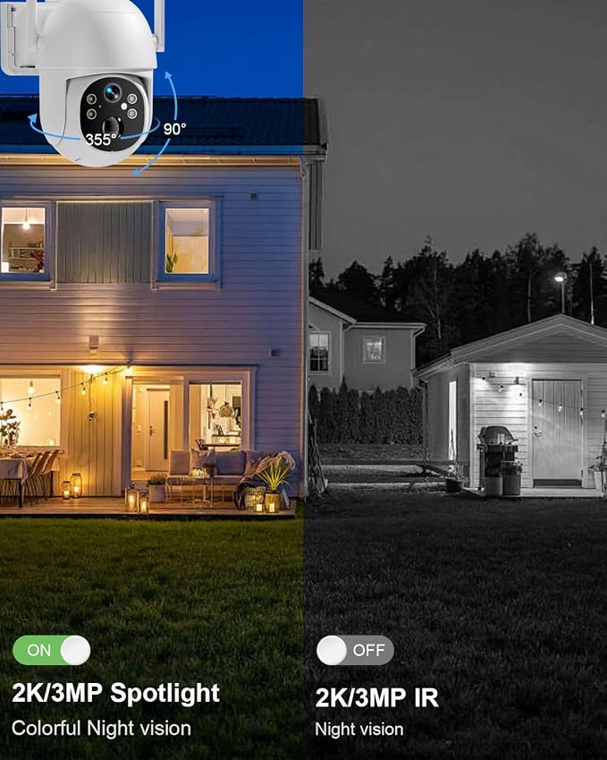 SANSCO 4G LTE Cellular Solar Security Camera Wireless Outdoor, Lifetime Free - Image 5