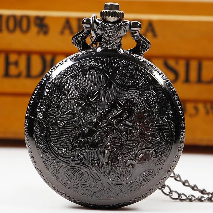 Men's Pocket Watch, Arabic Digital Dial Pocket Watches - Image 4
