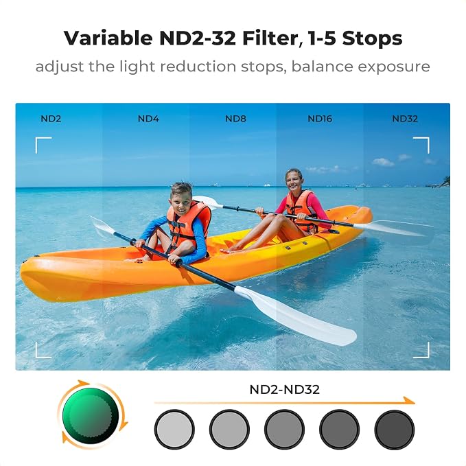 K&F CONCEPT Push in Fit Effect & ND & CPL Filter Set Compatible - Image 4