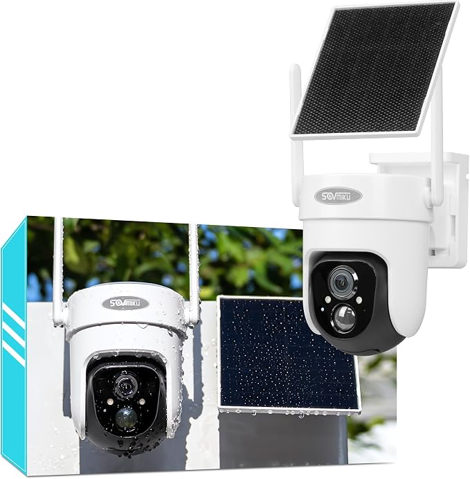Vicohome CQ4G 2K AI Solar Security Camera Wireless Outdoor, Battery Powered Cam by sovmiku
