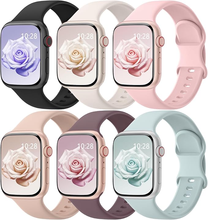 6 Pack Sport Bands Compatible by HEARTBOOM
