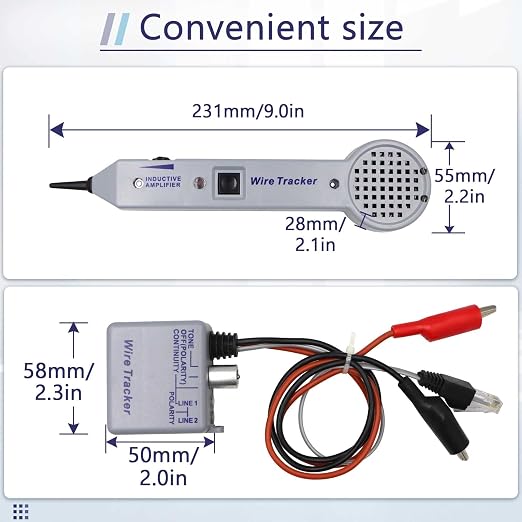 Tone Generator kit, Wire Tracer Circuit Tester, 200EP High Accuracy Wire Tester - Image 2