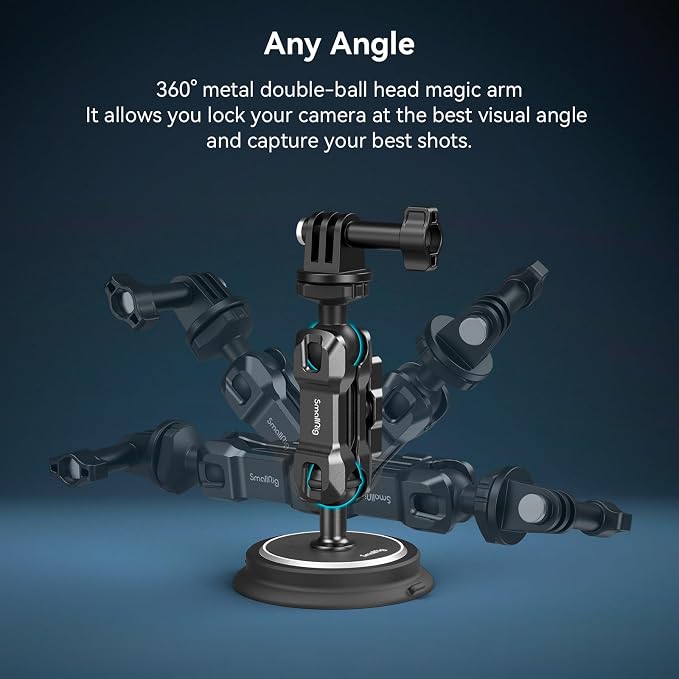 SMALLRIG Magnetic Mount for GoPro Hero 13/12/11, Powerful Camera Car Mount - Image 6