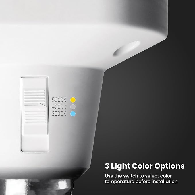 Feit Electric LED Garage Light, E26 Base, 000-Hour Lifetime - Image 3