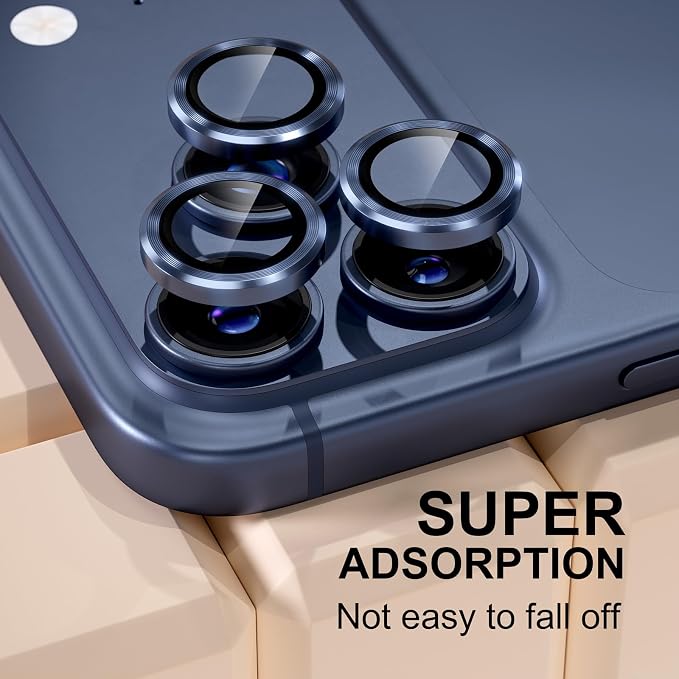 Misea Compatible for iPhone 17 Pro/iPhone 17 Pro Max Camera Lens Protector - Image 6