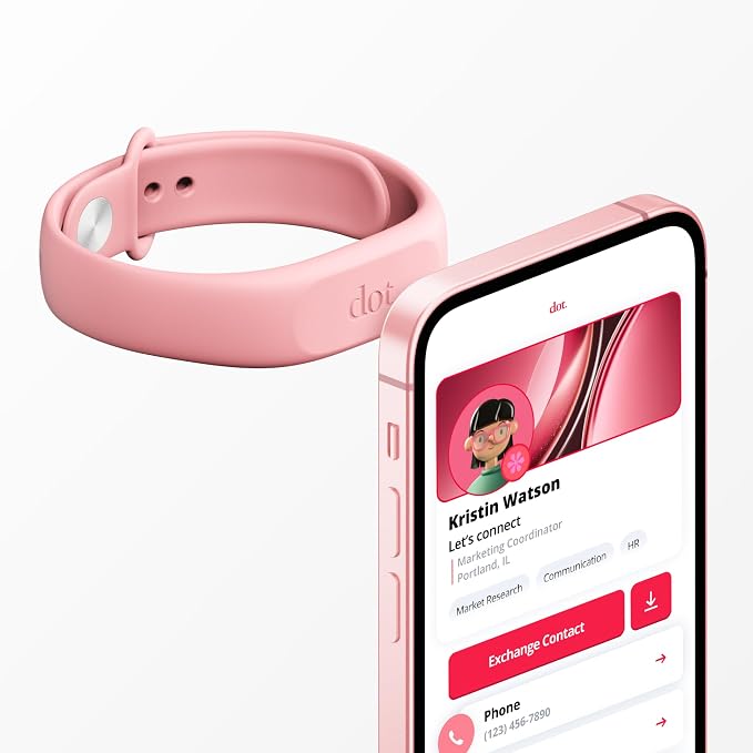 dot. Band - Digital Business Card Wristband - Tap Compatible by dotcards