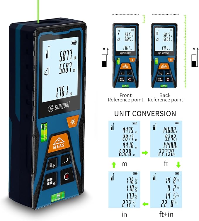 Laser Distance Meter Digital Laser Measuring Tool - Image 4