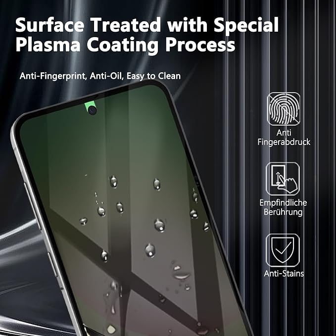 Privacy Screen Protector for Samsung Galaxy A56, 1+2 Pack TPU Anti-Spy Film - Image 8