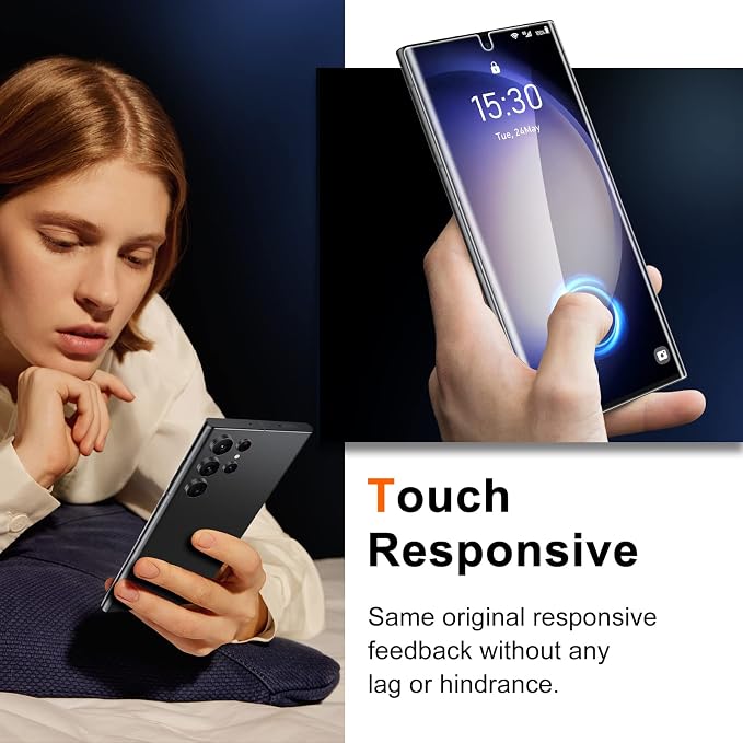 UniqueMe Compatible for Samsung Galaxy S23 Ultra 6.8 inch Screen Protector - Image 7