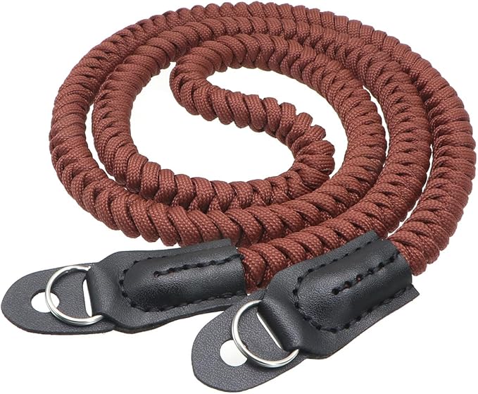 Paracord Camera Strap Long Camera Neck Shoulder Strap by HITHUT