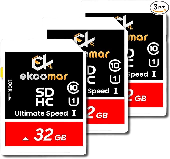 Card - Class 10, High-Speed Memory Card by Ekoomar