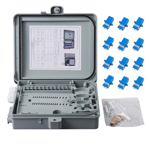 12 Core Fiber Optical Terminal Box Fiber Optic Distribution Enclosure by FiberOpticalAccessories