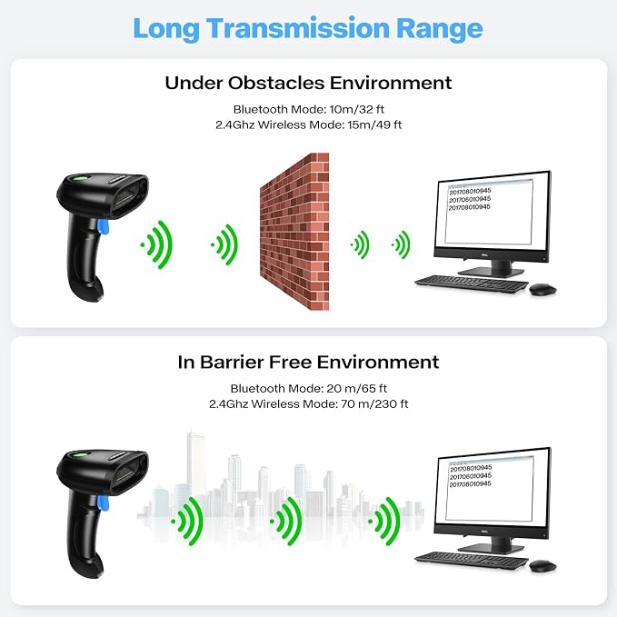 Bluetooth 2D Barcode Scanner - Image 5