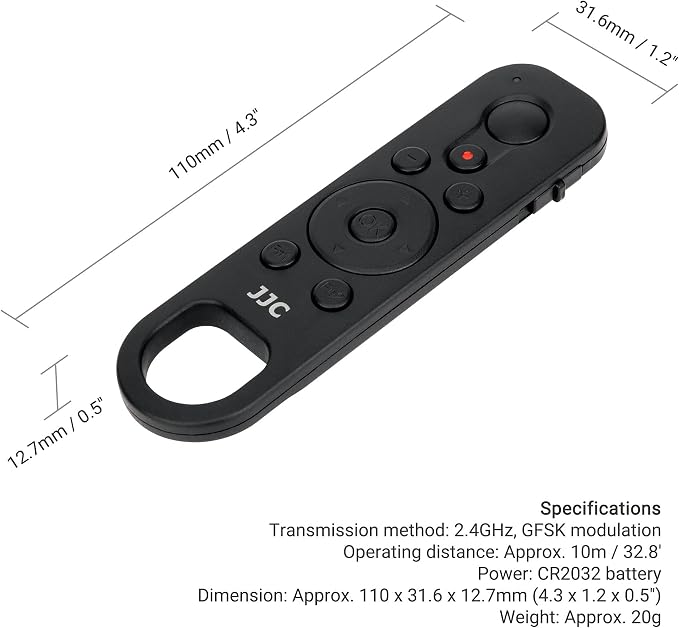 JJC Wireless Bluetooth Remote Control Replace Nikon ML-L7 - Image 8