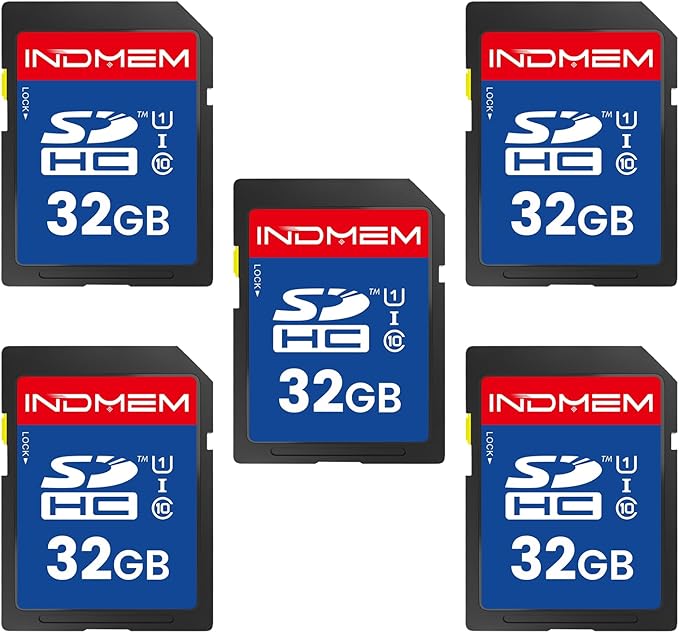 32GB SD Card SDHC Flash Memory Cards UHS-I U1 Class 10 High-Speed Full HD Video by elecacc