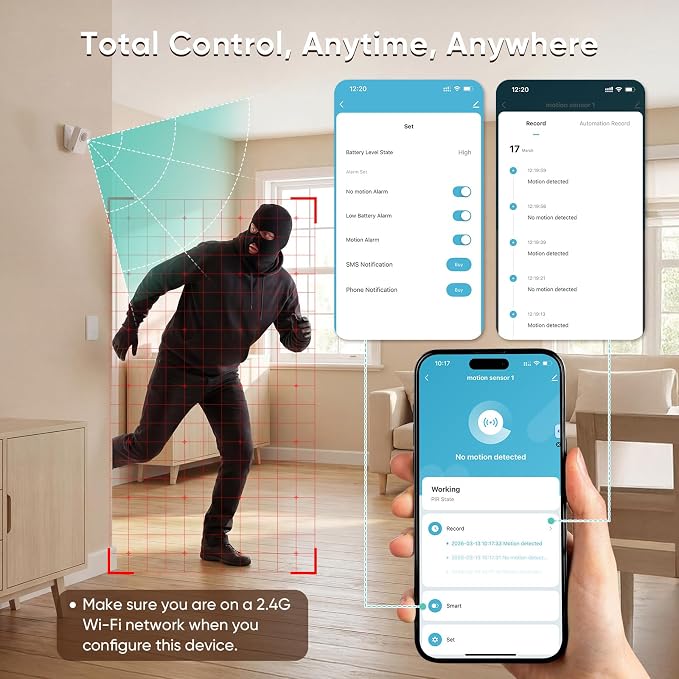 WiFi Motion Sensor, Smart PIR Motion Detector - Image 7