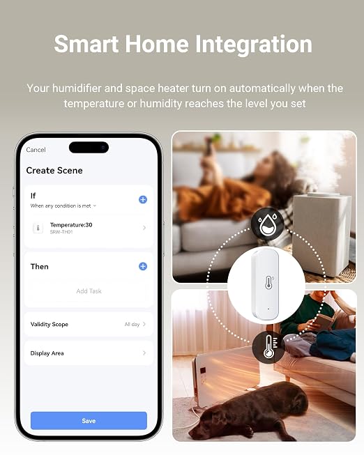 Smart WiFi Temperature Humidity Monitor - Image 4