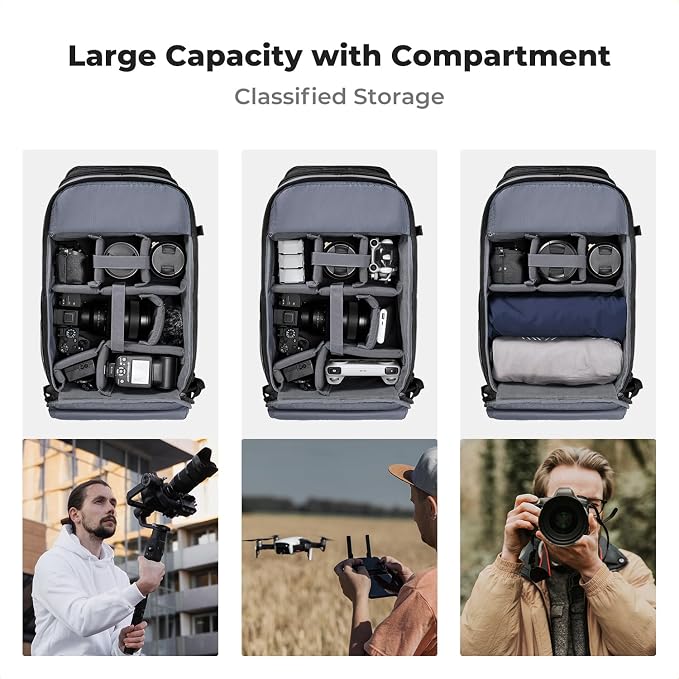 K&F CONCEPT Camera Backpack Shoulder Bag - Image 2