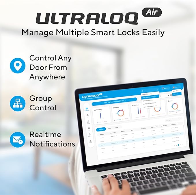 ULTRALOQ Latch 5 Built-in WiFi Smart Lock - Image 6