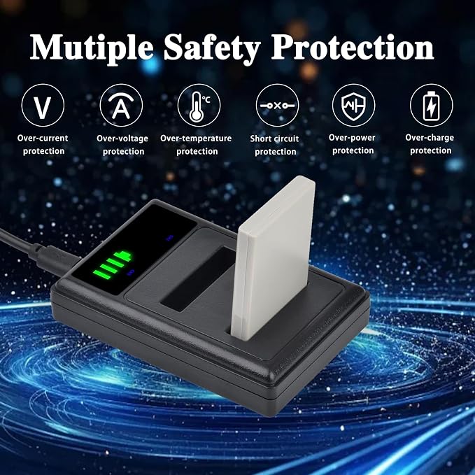 Pickle Power EN-EL5 Battery 2-Pack and LED Dual Charger - Image 5