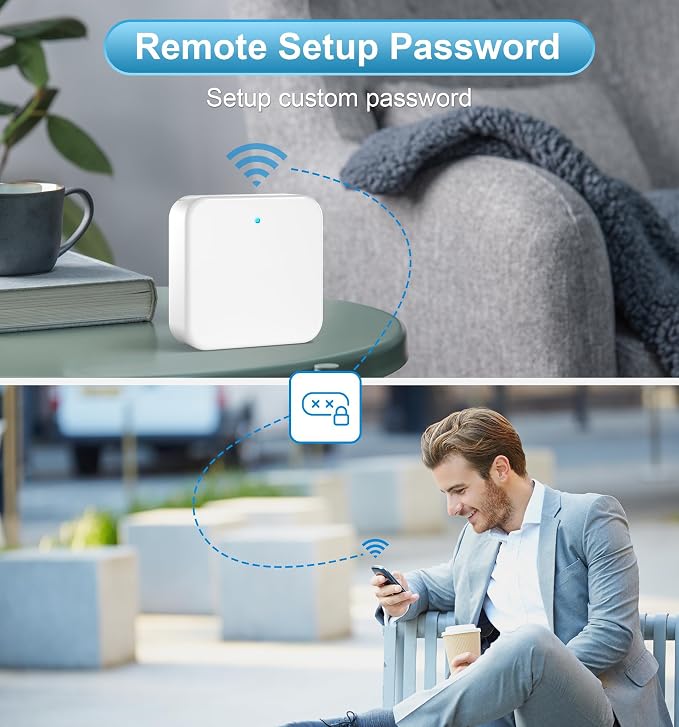 Veise G2 Gateway, Smart Deadbolt Wi-Fi Gateway, Remote Control, Compatible - Image 3