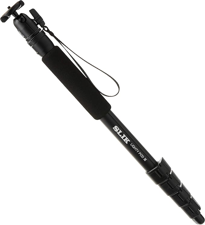 SLIK LIGHTY POD III Monopod Kit w/SBH-100 Ball Head 63" Tall by Unknown