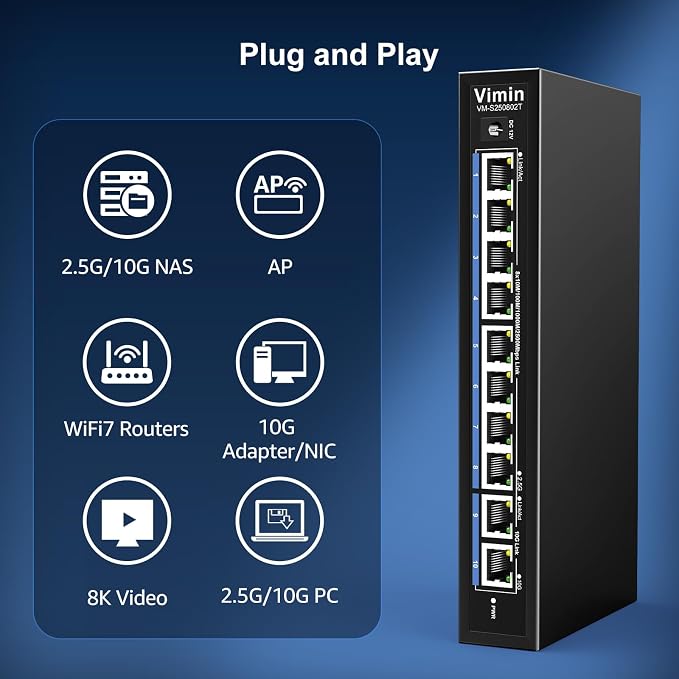 10-Port 10G/2.5G Ethernet Switch - Image 6