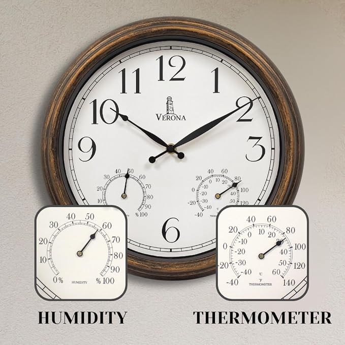 Outdoor Clocks for Patio Waterproof - Image 3