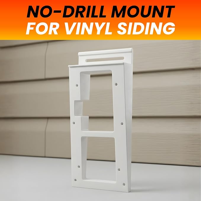 SplashNColor No-Drill Mount for Ring Video Doorbell on Vinyl Siding – Easy - Image 7