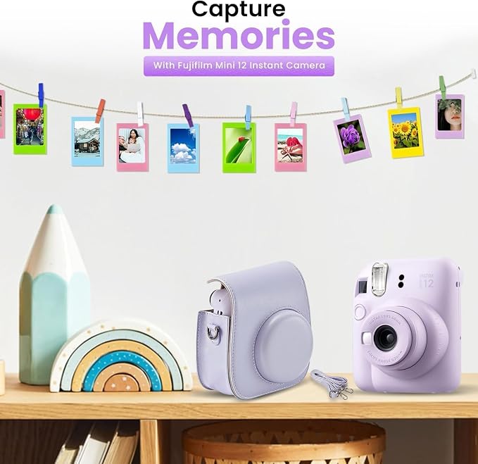 Fujifilm Instant Mini 12 Camera + Accessory Bundle & Compatible Custom Case + - Image 2