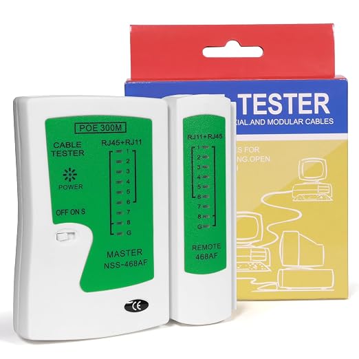 Professional Network Cable Tester – Fast & Reliable RJ45/RJ11/RJ12 Ethernet - Image 2