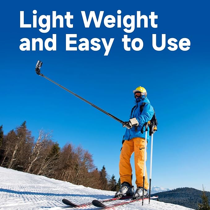 45.2 Inch/115cm Monopod Extension Invisible Selfie Stick Compatible - Image 3